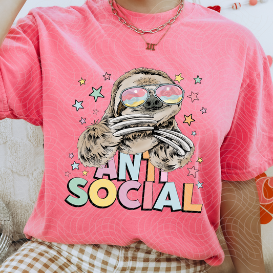 ANTI SOCIAL - DTF TRANSFER