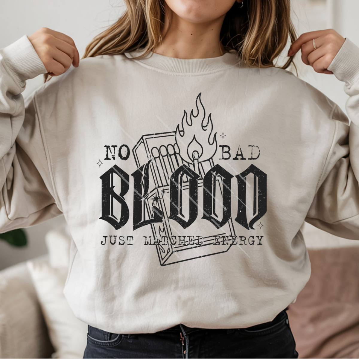 NO BAD BLOOD - DTF TRANSFER
