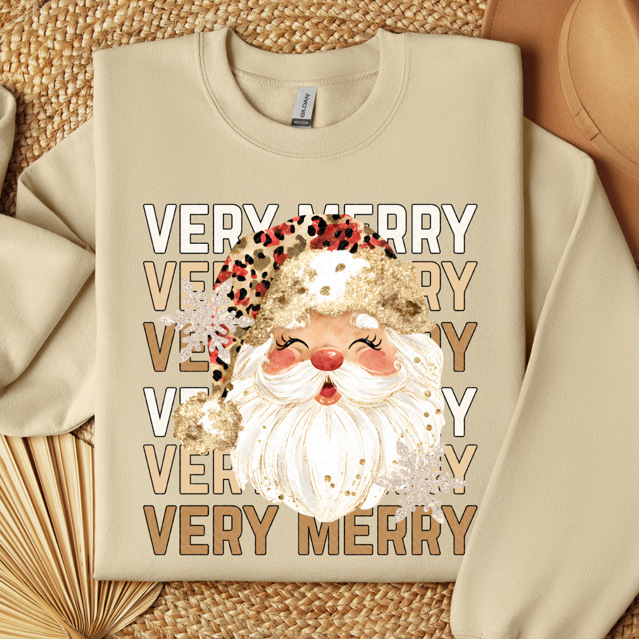 VERY MERRY SANTA - DTF TRANSFER