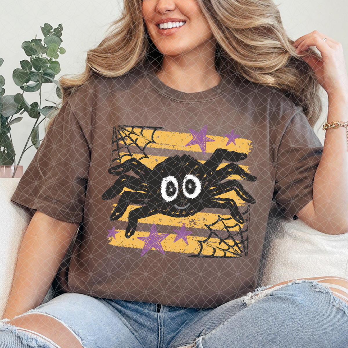 CUTIE SPIDER BLK WEB - DTF TRANSFER