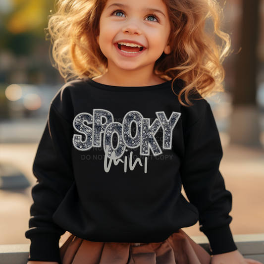 SPOOKY MINI FAUX EMBROIDERY - DTF TRANSFER