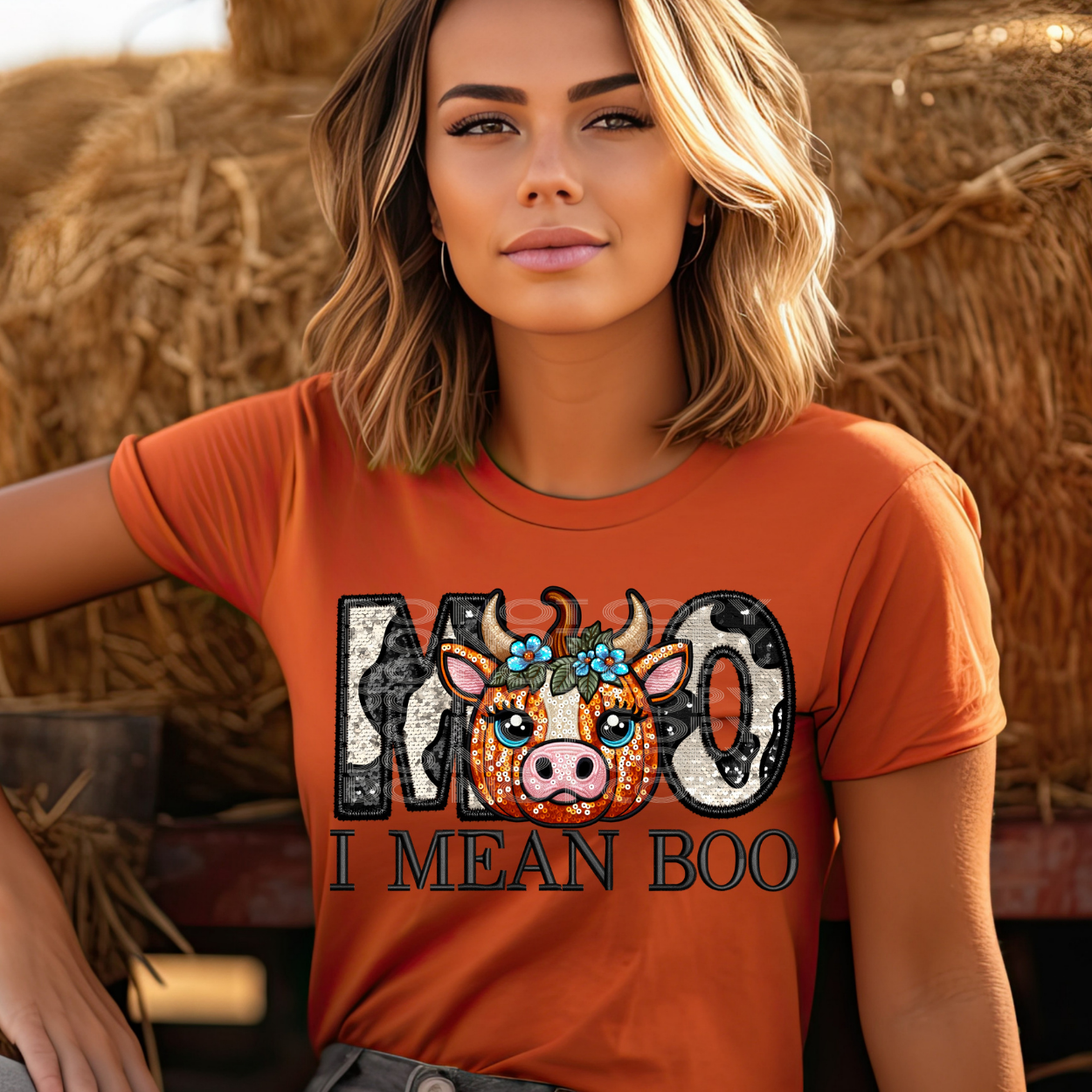 MOO I MEAN BOO - DTF TRANSFER