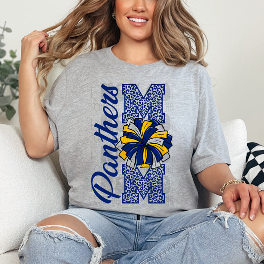 PANTHERS MOM CHEER - DTF TRANSFER