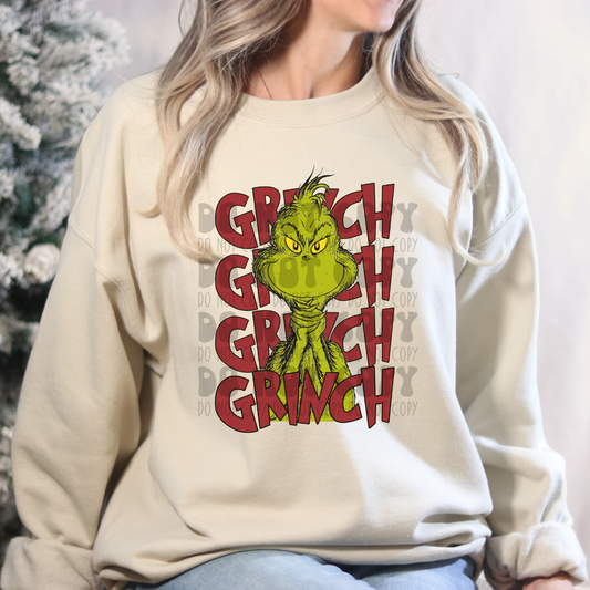GREEN GUY STACKED - DTF TRANSFER