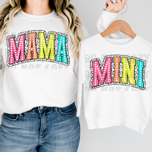 MINI DALMATIAN DISTRESSED - DTF TRANSFER