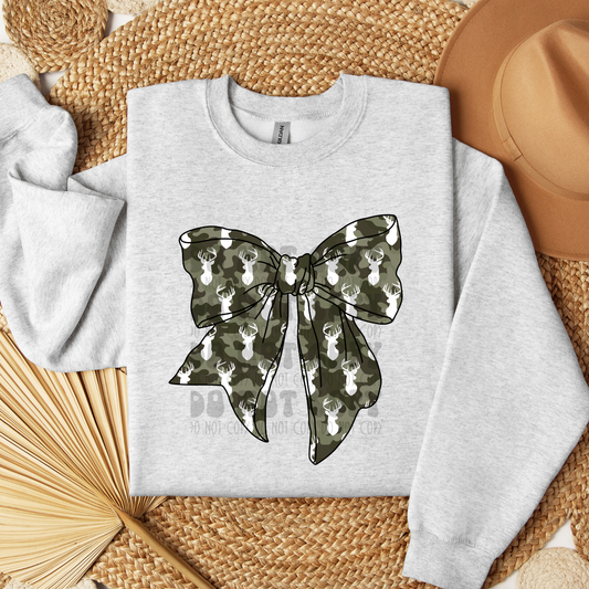 DEER CAMO BOW - DTF TRANSFER
