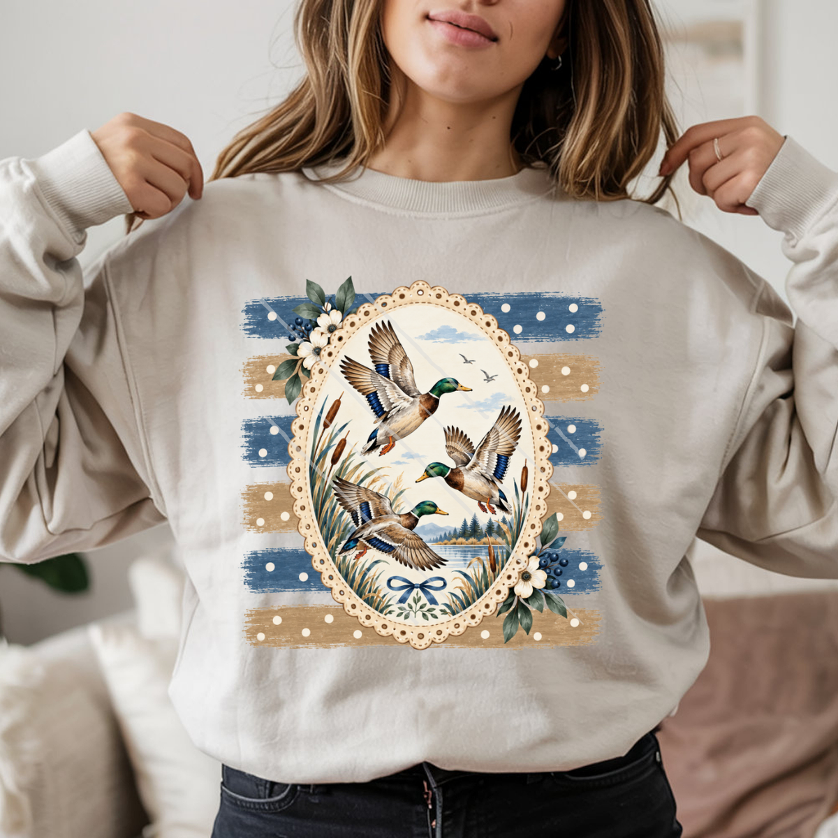 DUCKS FRAME - DTF TRANSFER