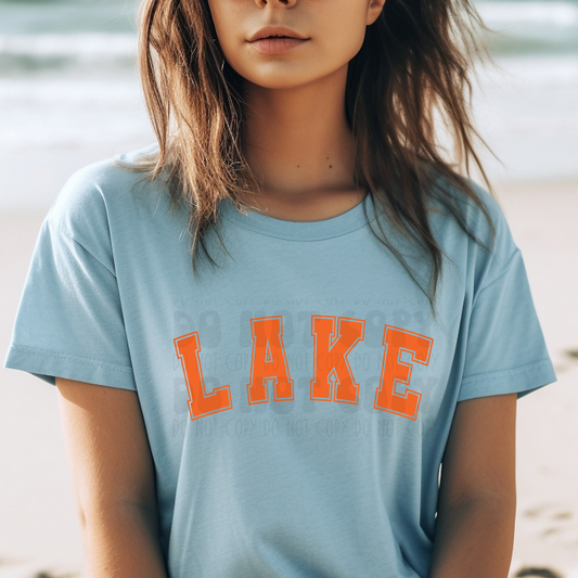 ORANGE LAKE - DTF TRANSFER