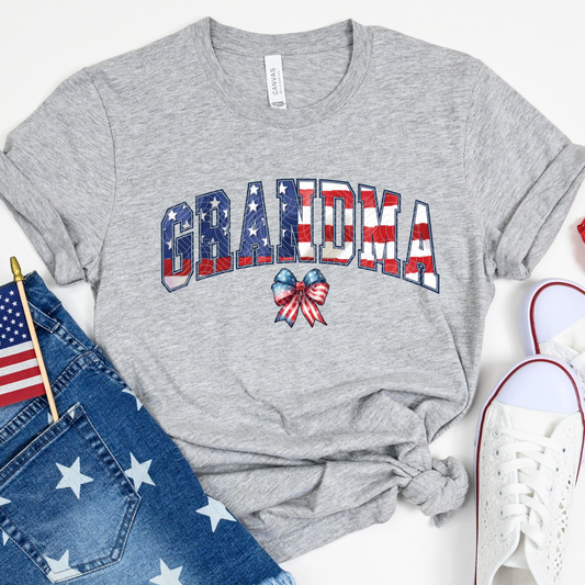 GRANDMA STARS AND STRIPES - DTF TRANSFER