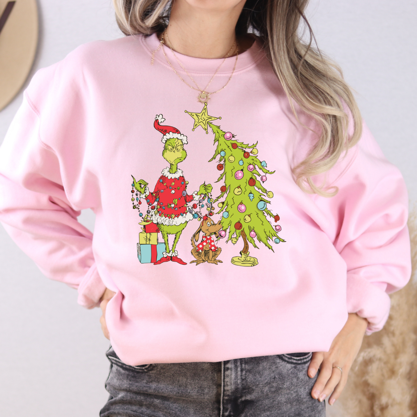 GREEN GUY DOG TREE - DTF TRANSFER