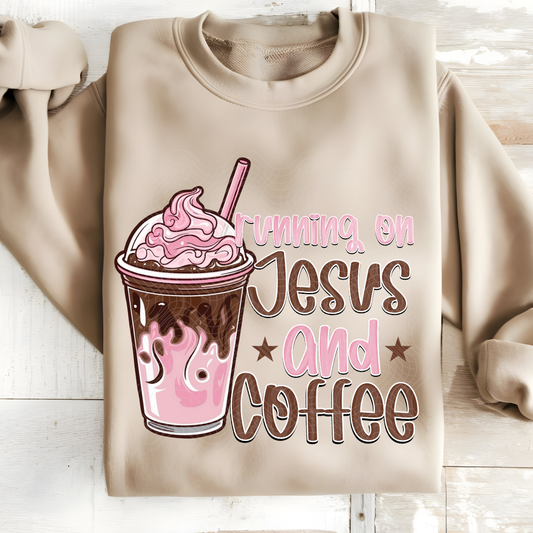 JESUS AND COFFEE - DTF TRANSFER