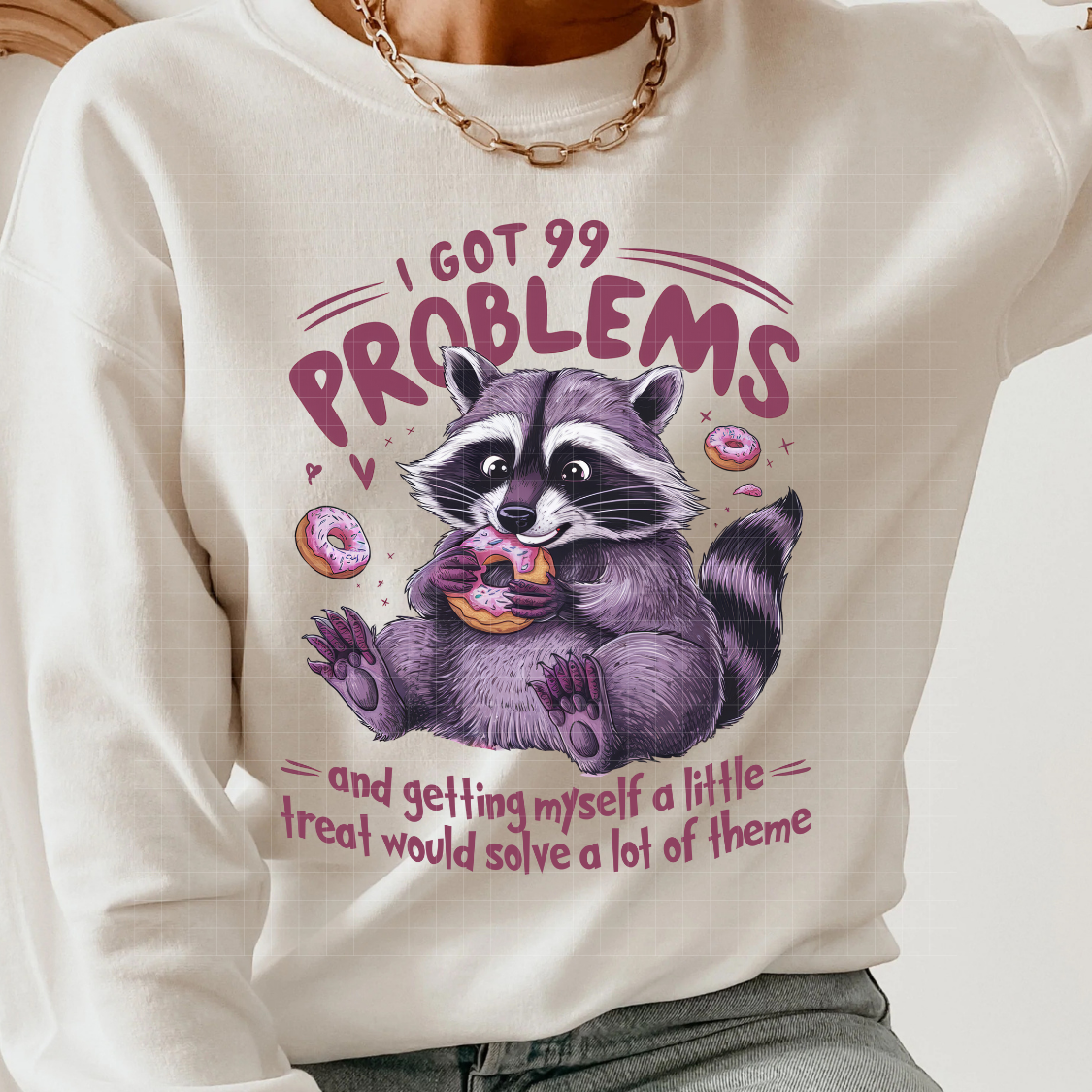 99 PROBLEMS RACOON - DTF TRANSFER