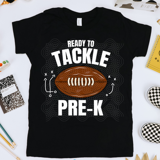 TACKLE PRE K, WHT & COLOR - DTF TRANSFER