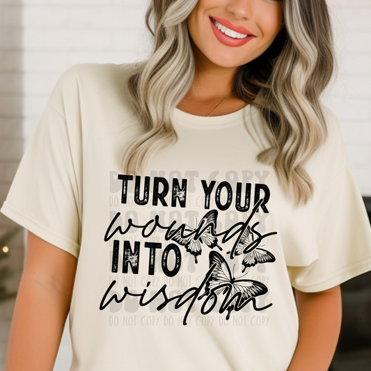 TURN YOUR WORDS INTO WISDOM - DTF TRANSFER