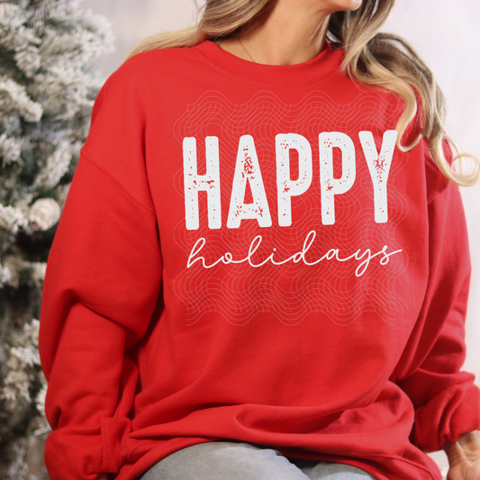 HAPPY HOLIDAYS - DTF TRANSFER