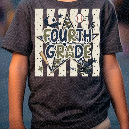 FOURTH GRADE STAR - DTF TRANSFER