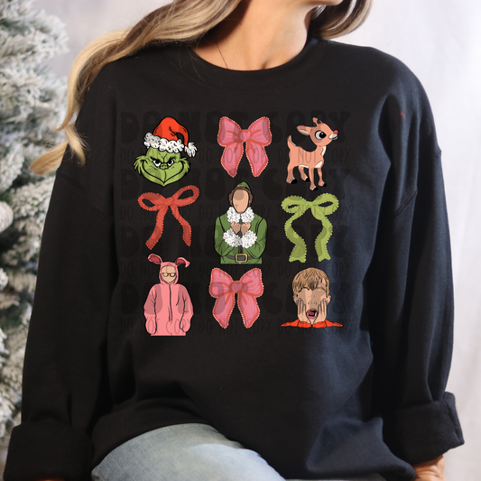 CHRISTMAS COQUETTE - NO DISTRESSING - DTF TRANSFER