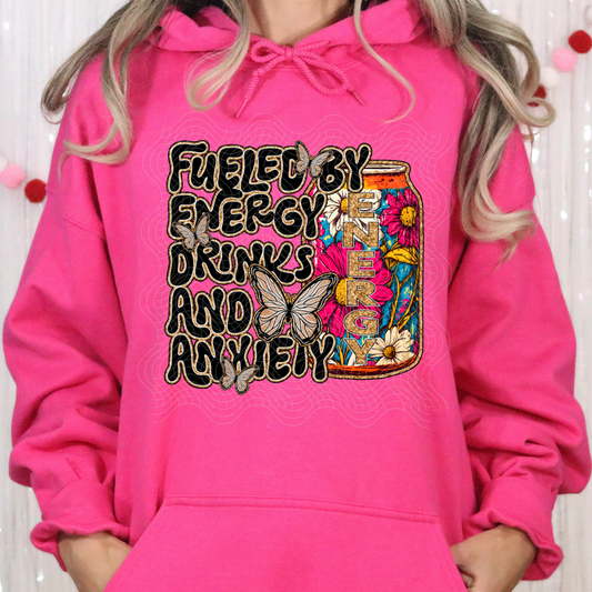 ENERGY DRINKS AND ANXIETY - DTF TRANSFER