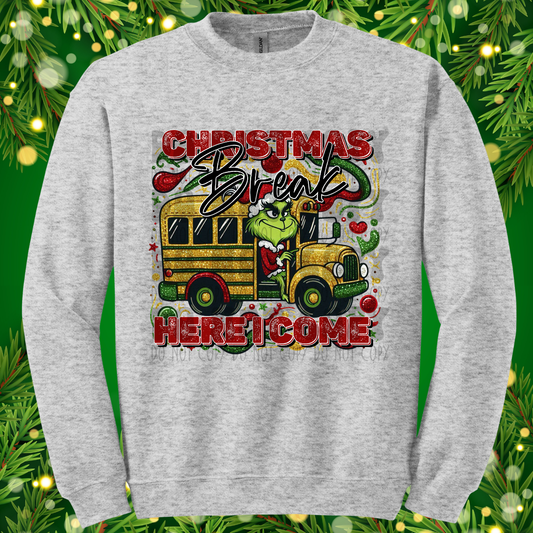 GREEN GUY SCHOOL BUS - DTF TRANSFER