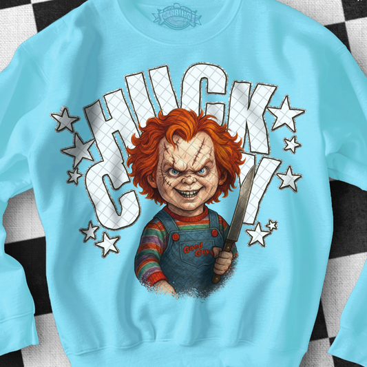 C H U C K Y , OUTLINED - DTF TRANSFER