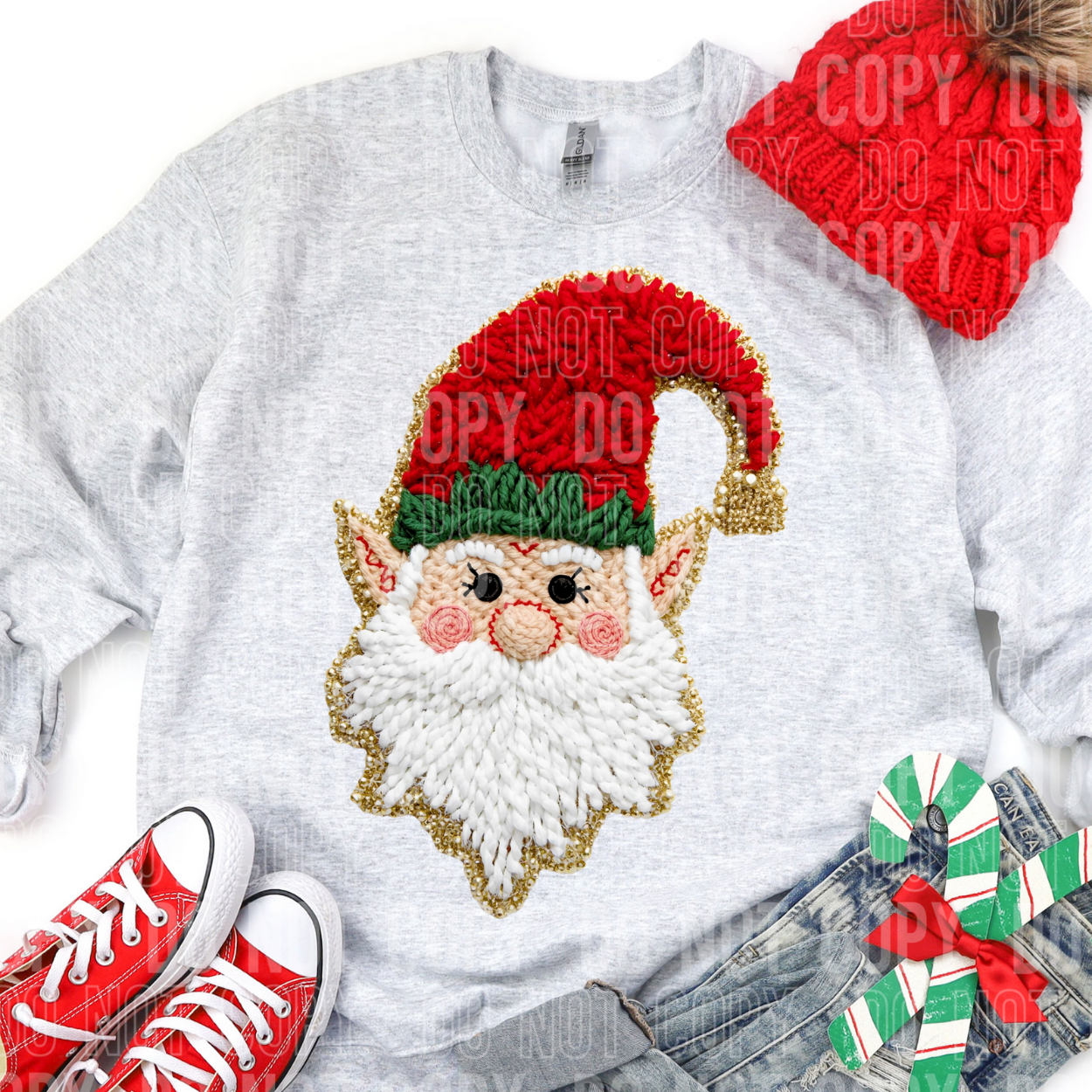 FAUX YARN ELF - DTF TRANSFER