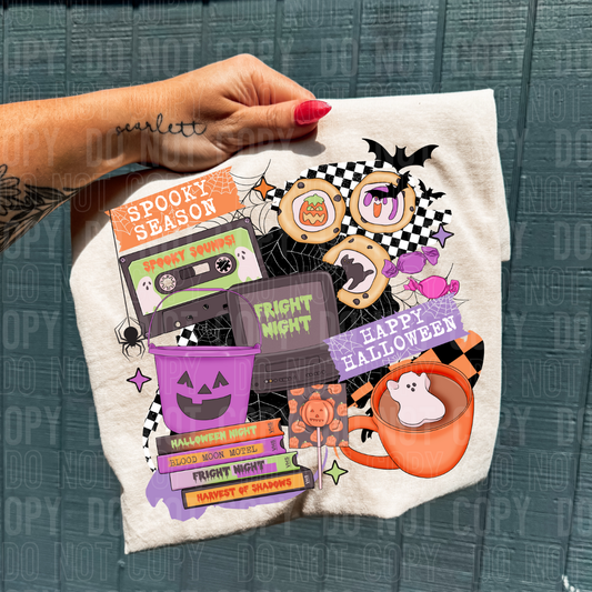 SPOOKY SEASON COLLAGE - DTF TRANSFER
