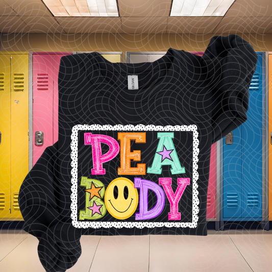 PEABODY POLKA DOT FRAME - DTF TRANSFER