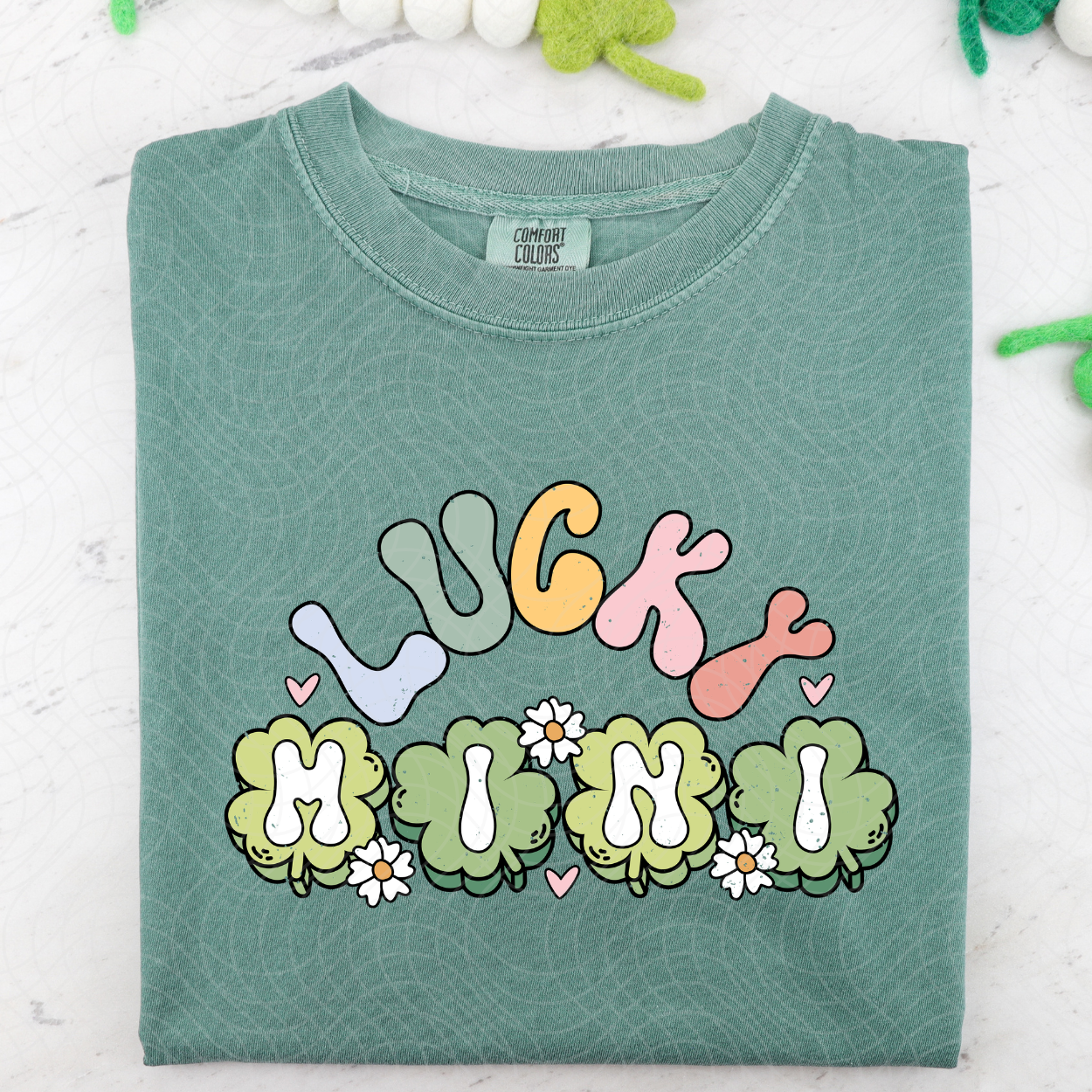 LUCKY MINI DISTRESSED - DTF TRANSFER