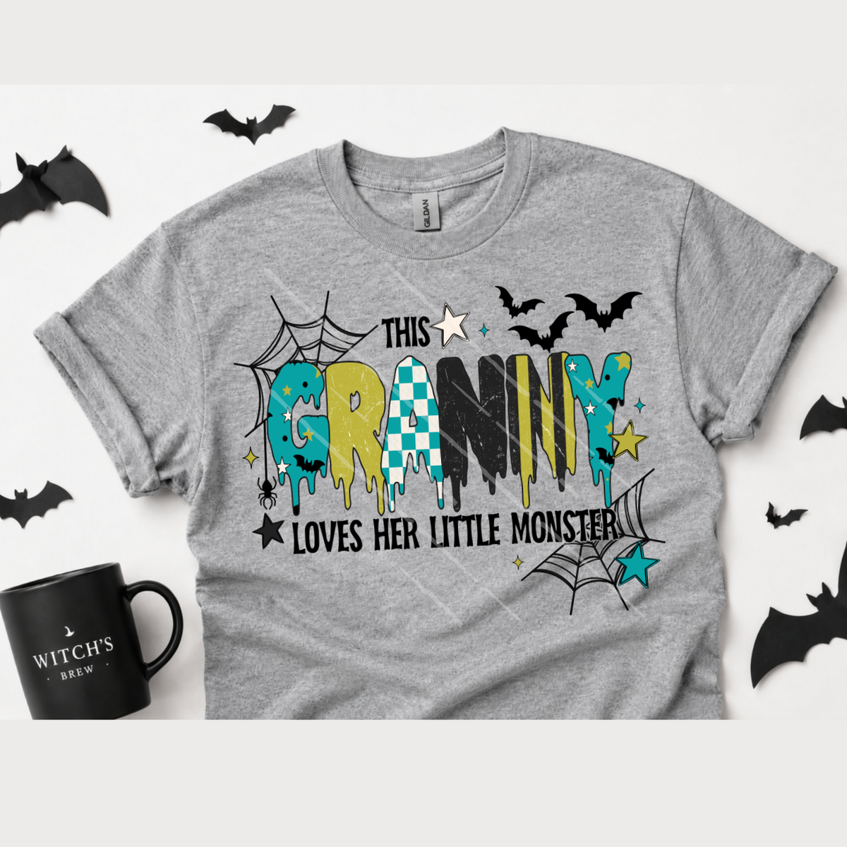 GRANNY LOVES HER LITTLE MONSTER(SINGULAR) - DTF TRANSFER