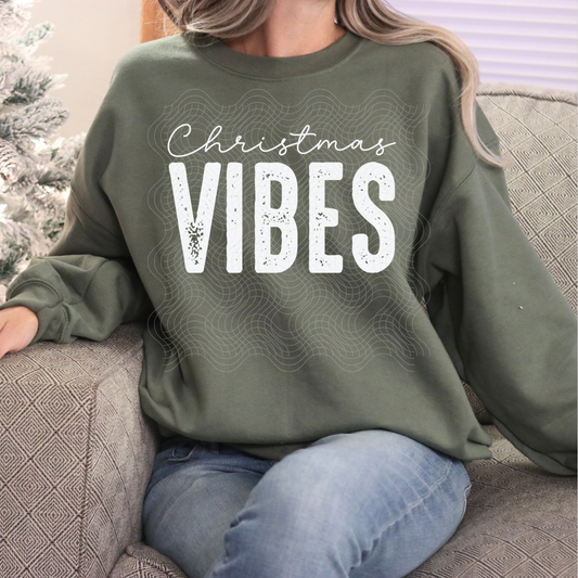CHRISTMAS VIBES - DTF TRANSFER