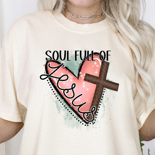 SOUL FULL OF JESUS - DTF TRANSFER