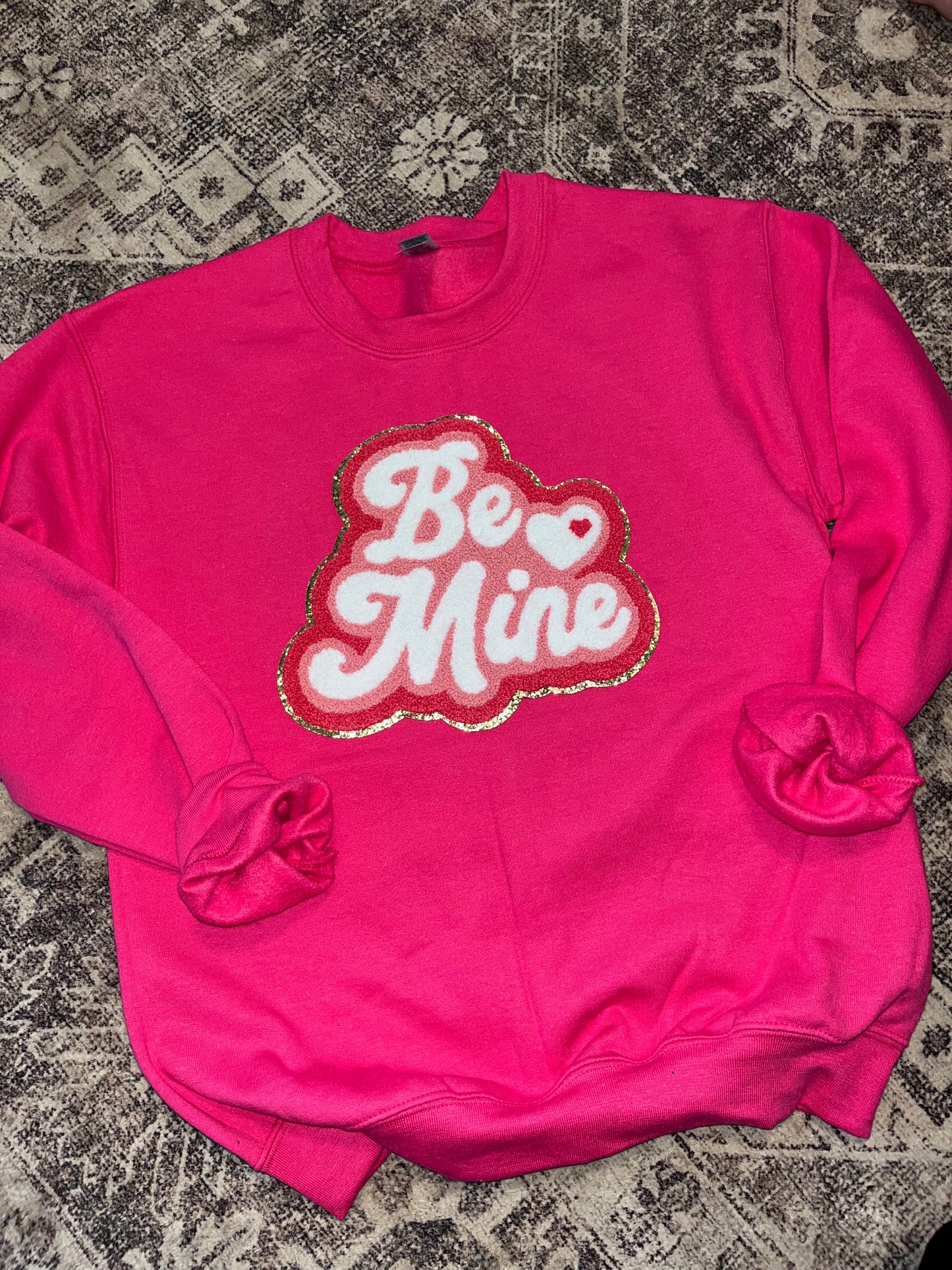 Be Mine Chenille Patch