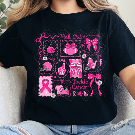 TACKLE CANCER PINK - DTF TRANSFER