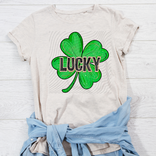 LUCKY CLOVER - DTF TRANSFER