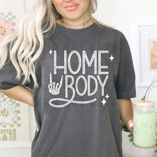 HOME BODY WHITE - DTF TRANSFER