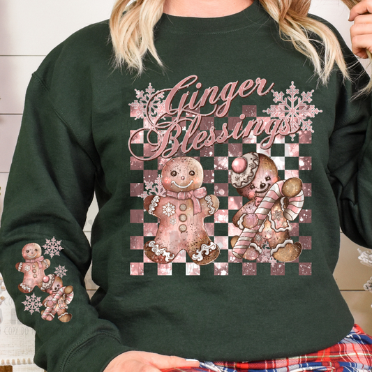 GINGER BLESSINGS W/ SLEEVE - DTF TRANSFER
