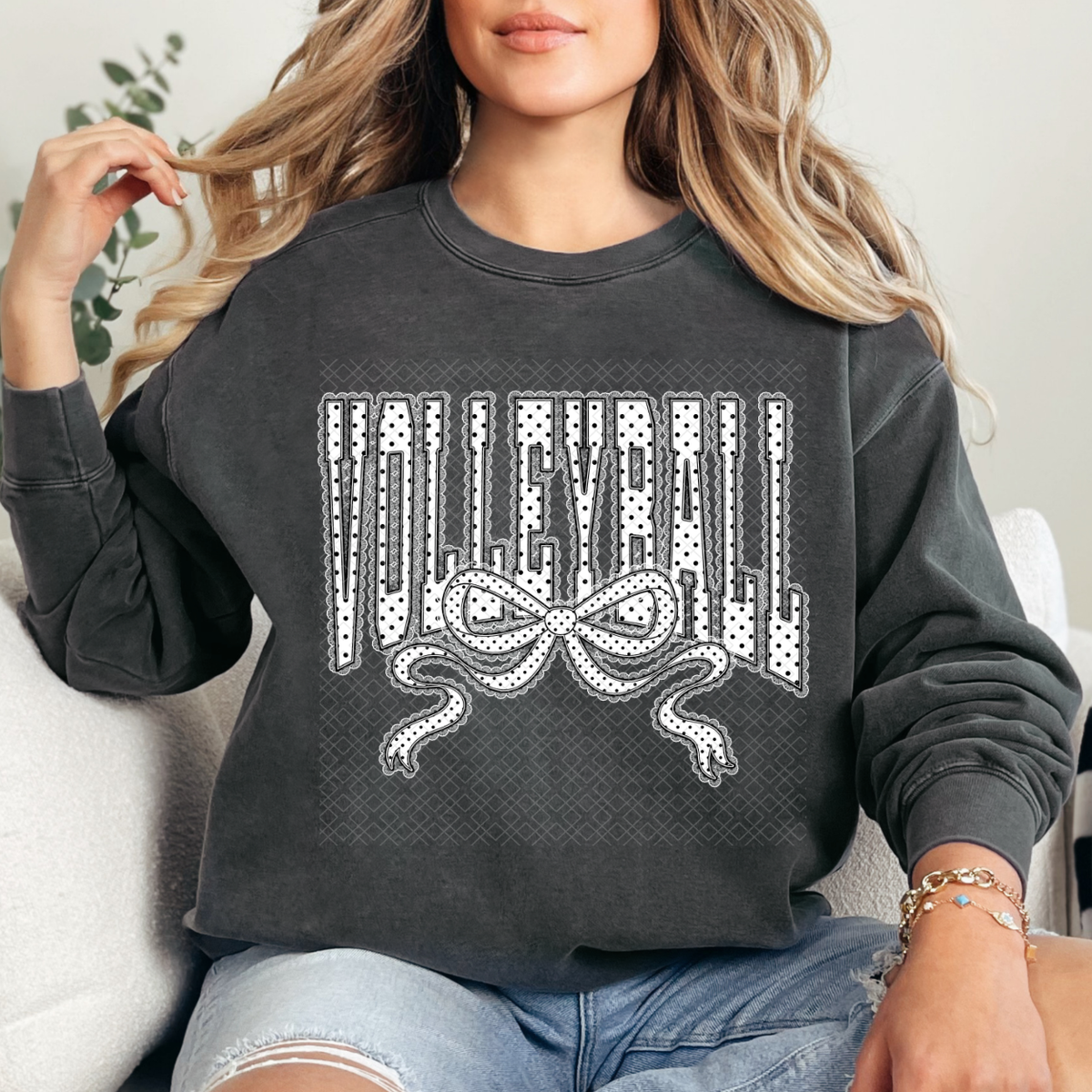 VOLLEYBALL POLKA DOT - DTF TRANSFER