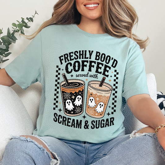 FRESHLY BOO'D COFFEE - DTF TRANSFER