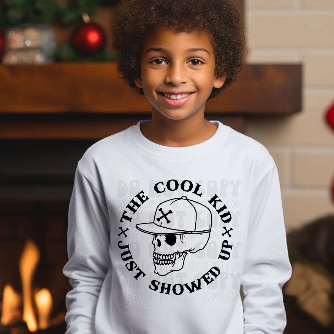 THE COOL KID JUST SHOWED UP - DTF TRANSFER