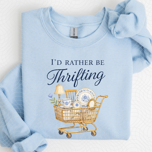 I'D RATHER BE THRIFTING CART - DTF TRANSFER