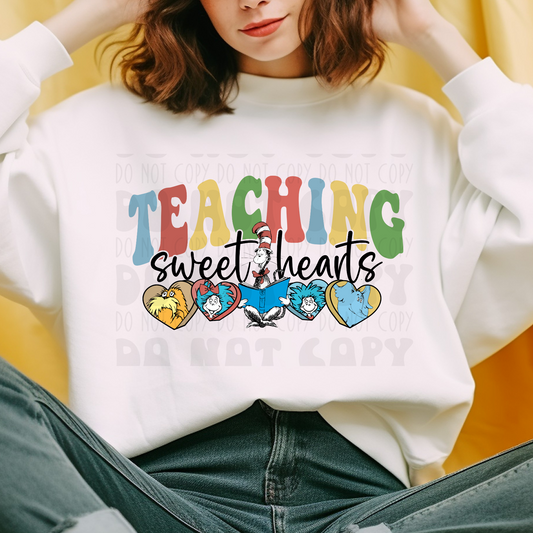 TEACHING SWEETHEARTS SEUSS - DTF TRANSFER
