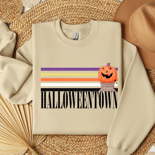 RETRO STRIPE HALLOWEEN - DTF TRANSFER