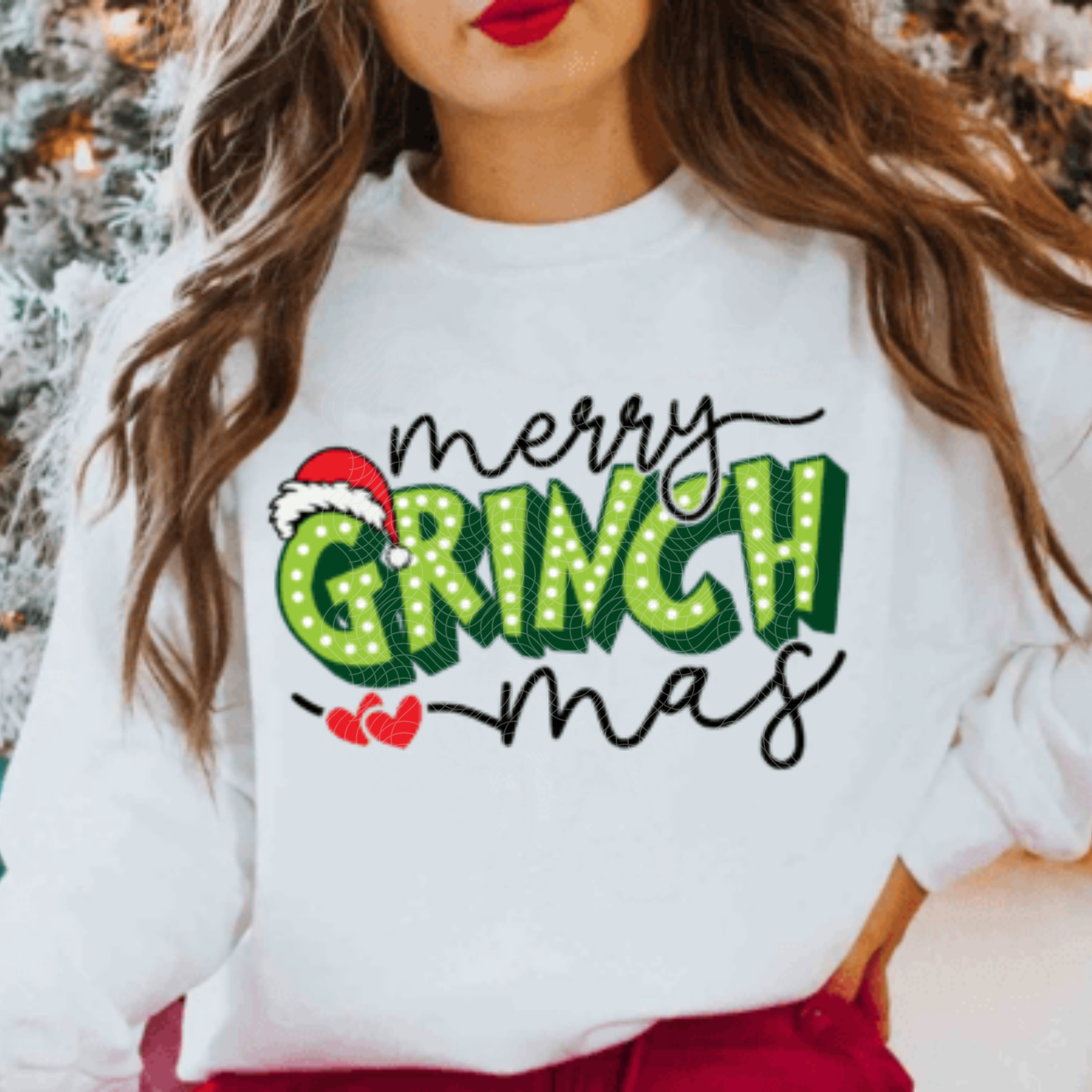 GREEN HIGHLIGHT CHRISTMAS - DTF TRANSFER