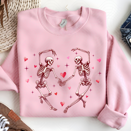 VALENTINE DANCING SKELLIES - DTF TRANSFER