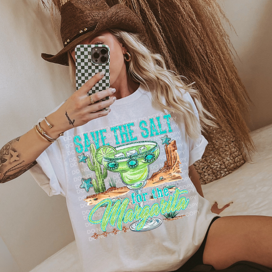 SAVE THE SALT GREEN - DTF TRANSFER