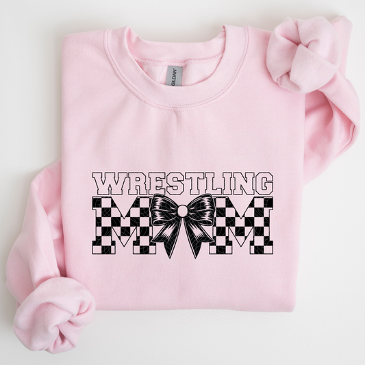 WRESTLING MOM CHECKERED - DTF TRANSFER