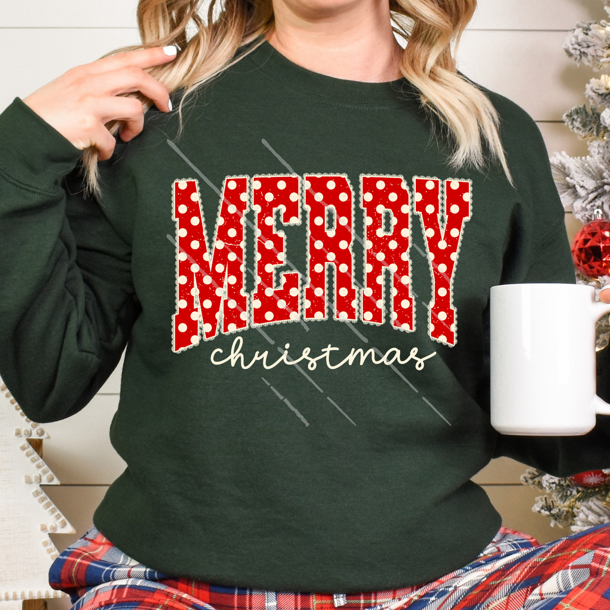 POLKA DOT MERRY - DTF TRANSFER