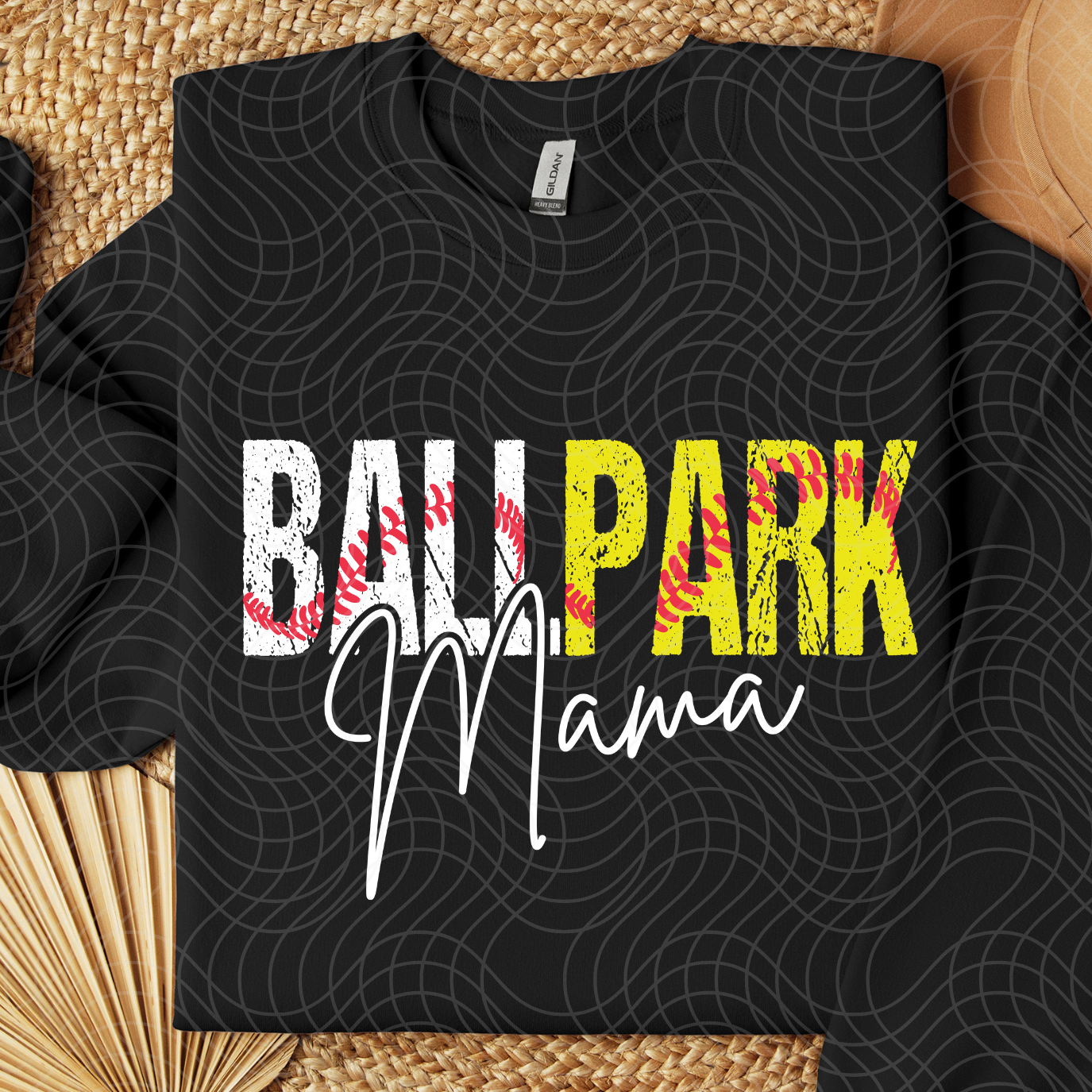 BALLPARK MAMA, BASEBALL & SOFTBALL - DTF TRANSFER