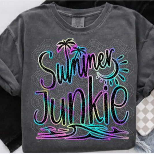 SUMMER JUNKIE - DTF TRANSFER