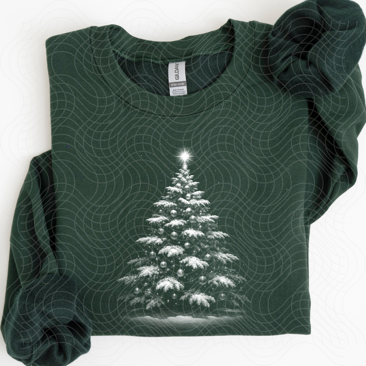 HALFTONE CHRISTMAS TREE - DTF TRANSFER